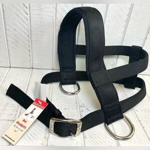 Valhoma Pet Products “We Love Our Pets Too!” 28” Black Pulling Harness Dogs NWT